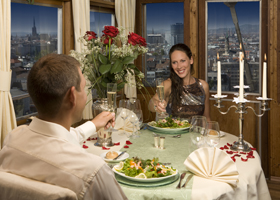 dîner romantique pour deux au sommet de la Grande Roue